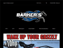 Tablet Screenshot of barkersexhaust.com